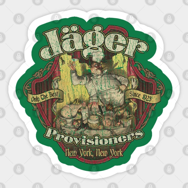 Jäger Provisioners NYC 1926 Sticker by JCD666